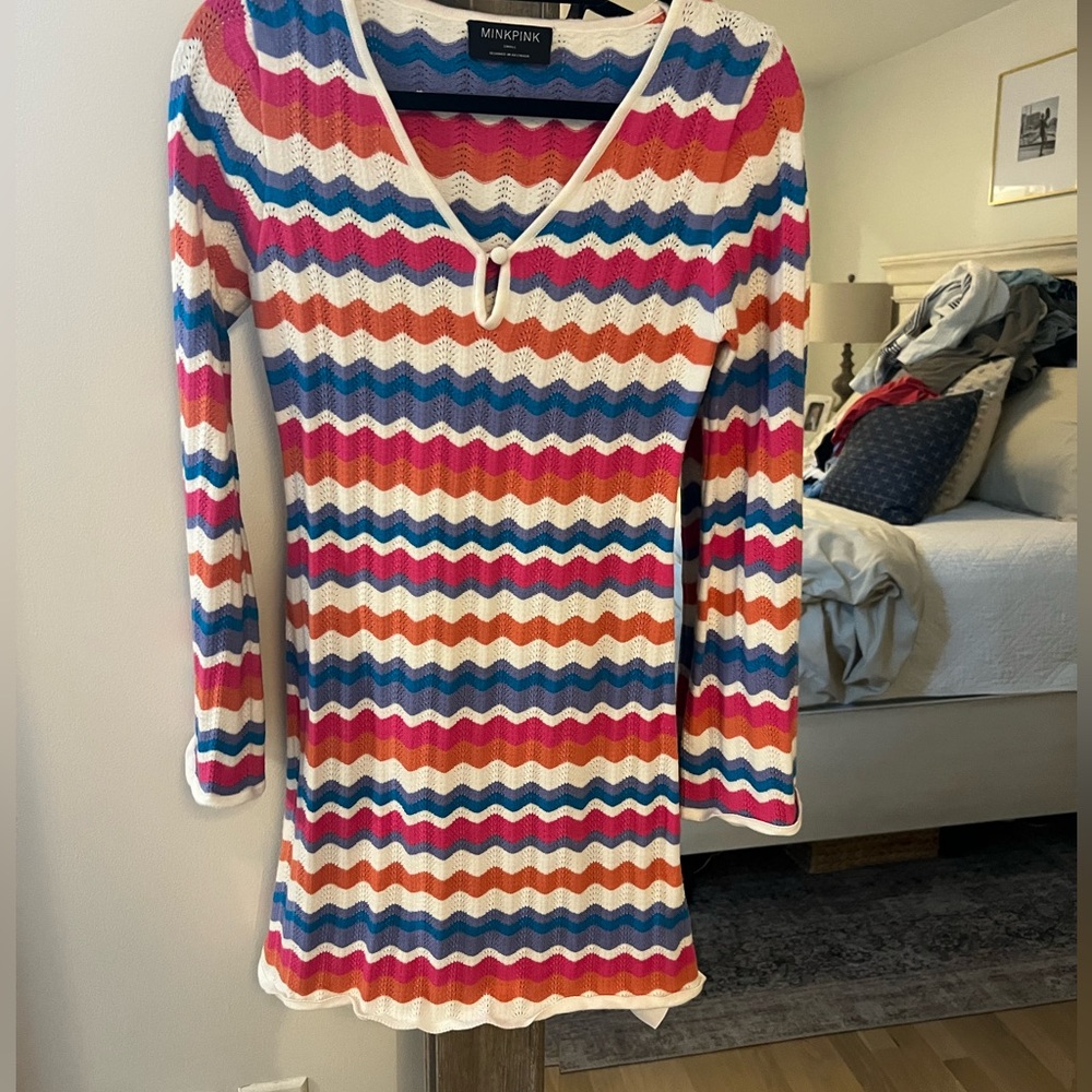 BRAND NEW MINKPINK striped dress